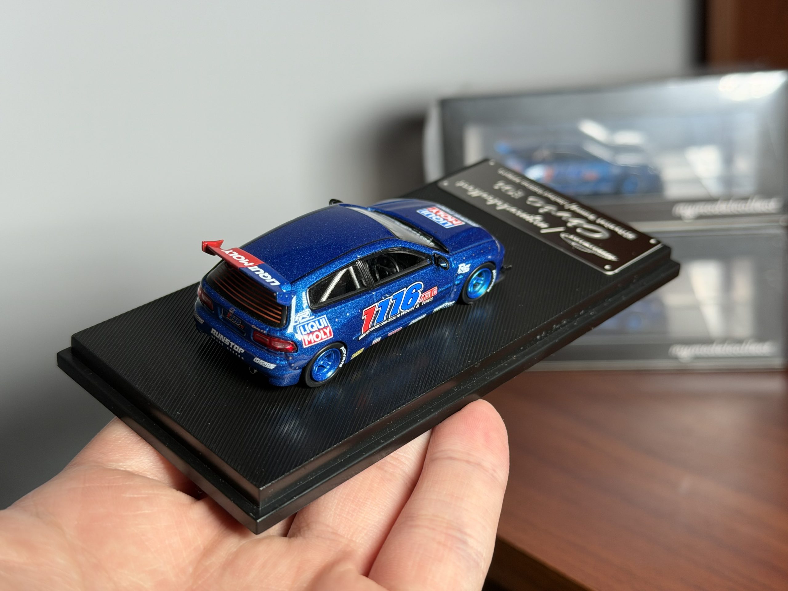 MyModelCollect 1:64 Pandem Civic EG6 Mk5 Liqui Moly - Imagen 3