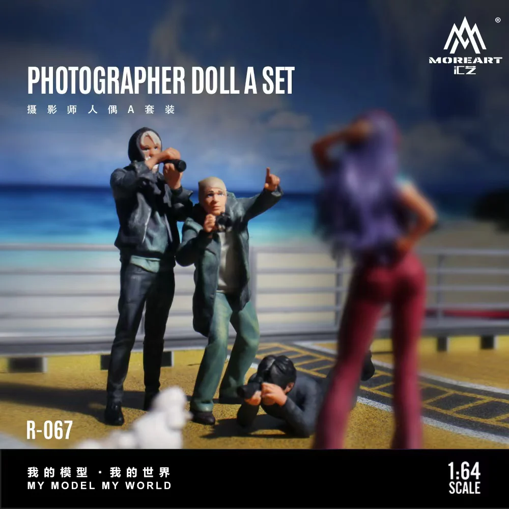 MoreArt 1:64 Figuras en resina Fotógrafos - Imagen 5