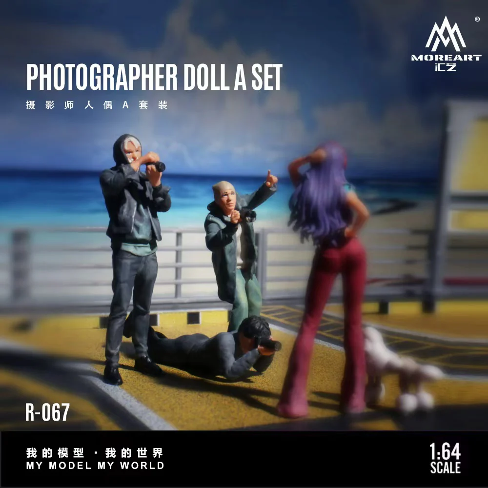 MoreArt 1:64 Figuras en resina Fotógrafos - Imagen 6