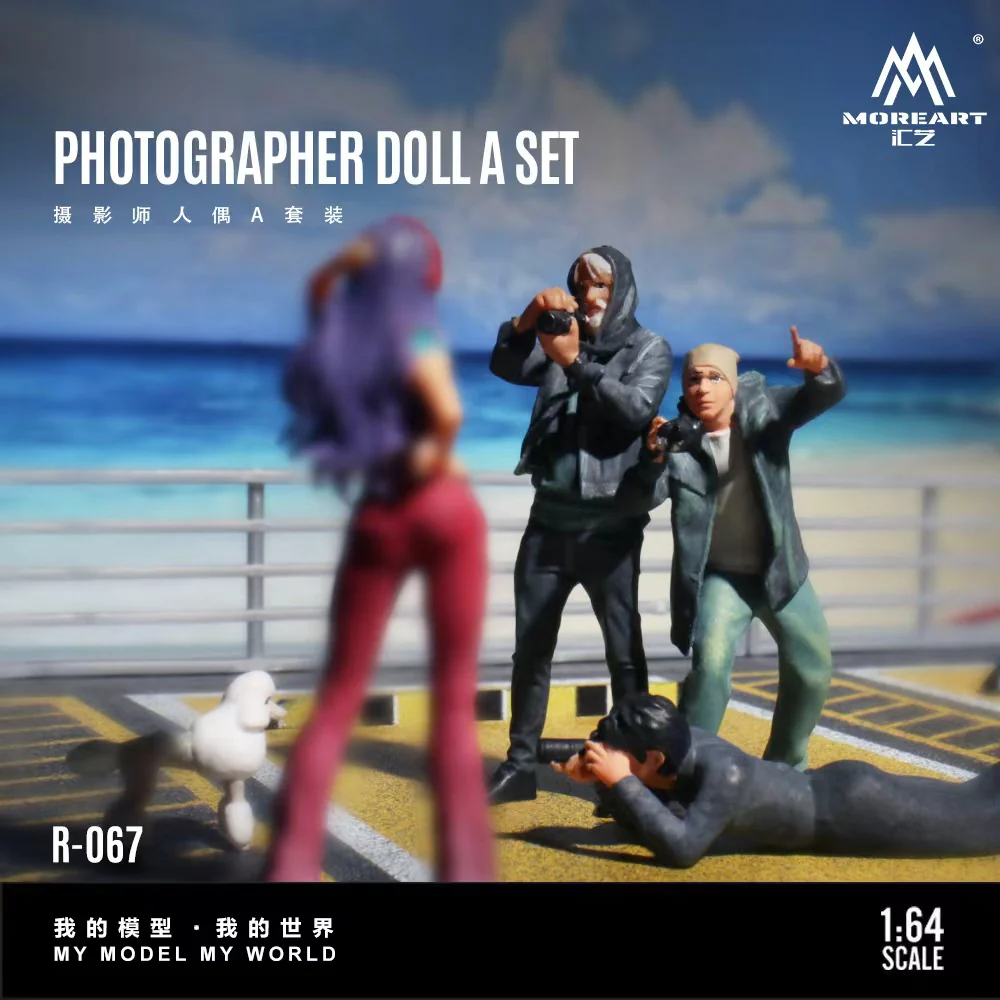 MoreArt 1:64 Figuras en resina Fotógrafos