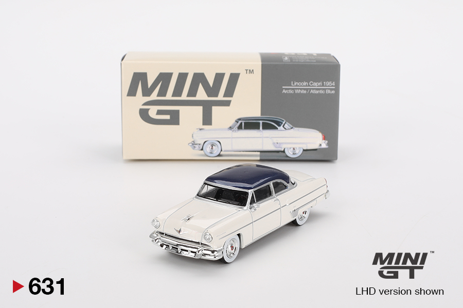 Mini GT 1:64 Lincoln Capri 1954 Blanco - Imagen 2