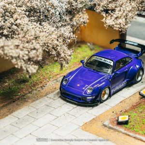 *PREORDEN* Tarmac 1:64 Porsche RWB 993 Furusato + Set de 2 cartas coleccionables