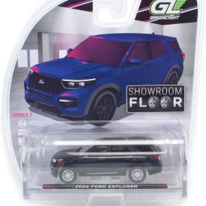 Greenlight 1:64 2024 Ford Explorer – Stone Blue