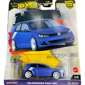 Hot Wheels 1:64 Premium - VW Golf Mk 7 Azul