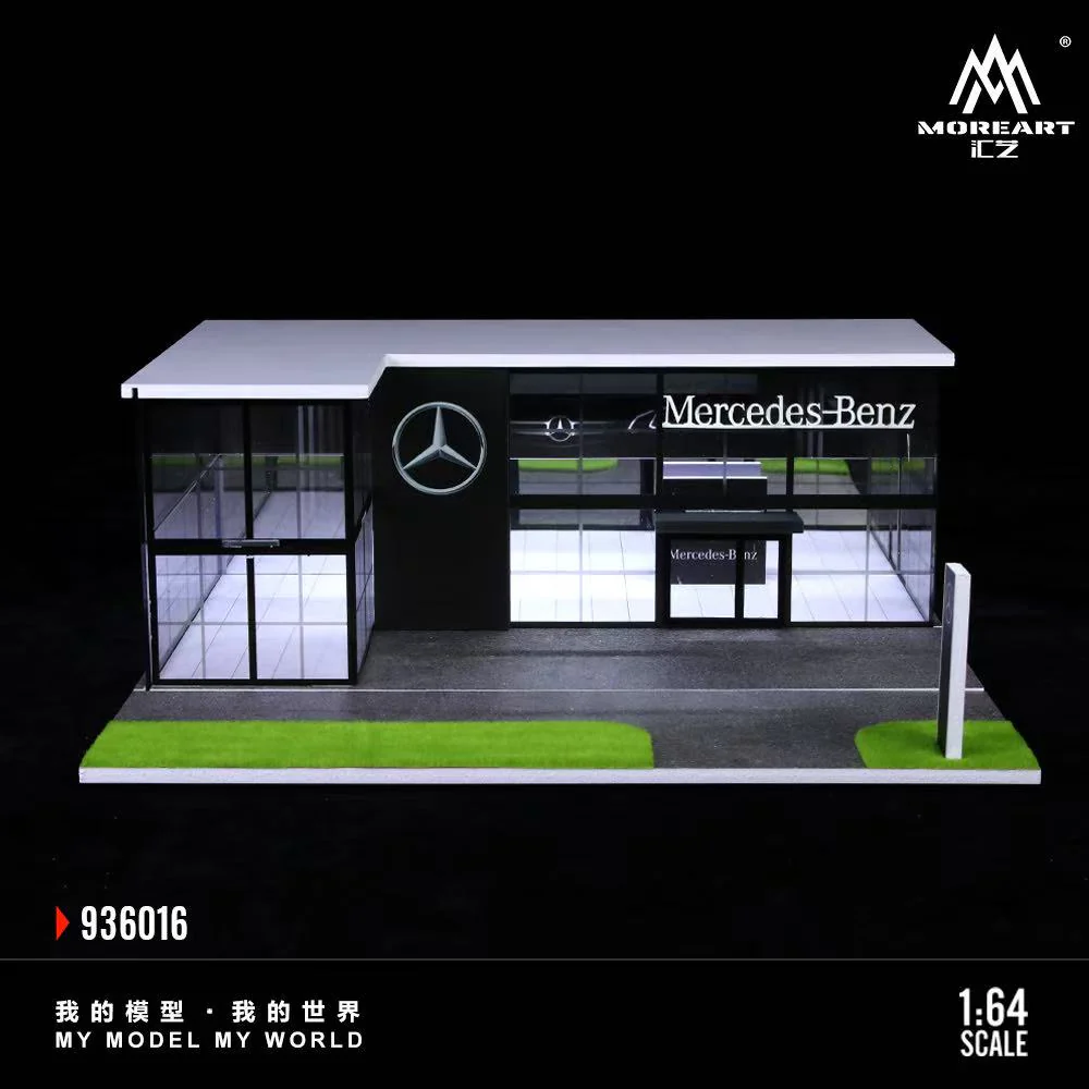 MoreArt 1:64 Two-story Assembly Showroom Mercedes-Benz Store - Imagen 9