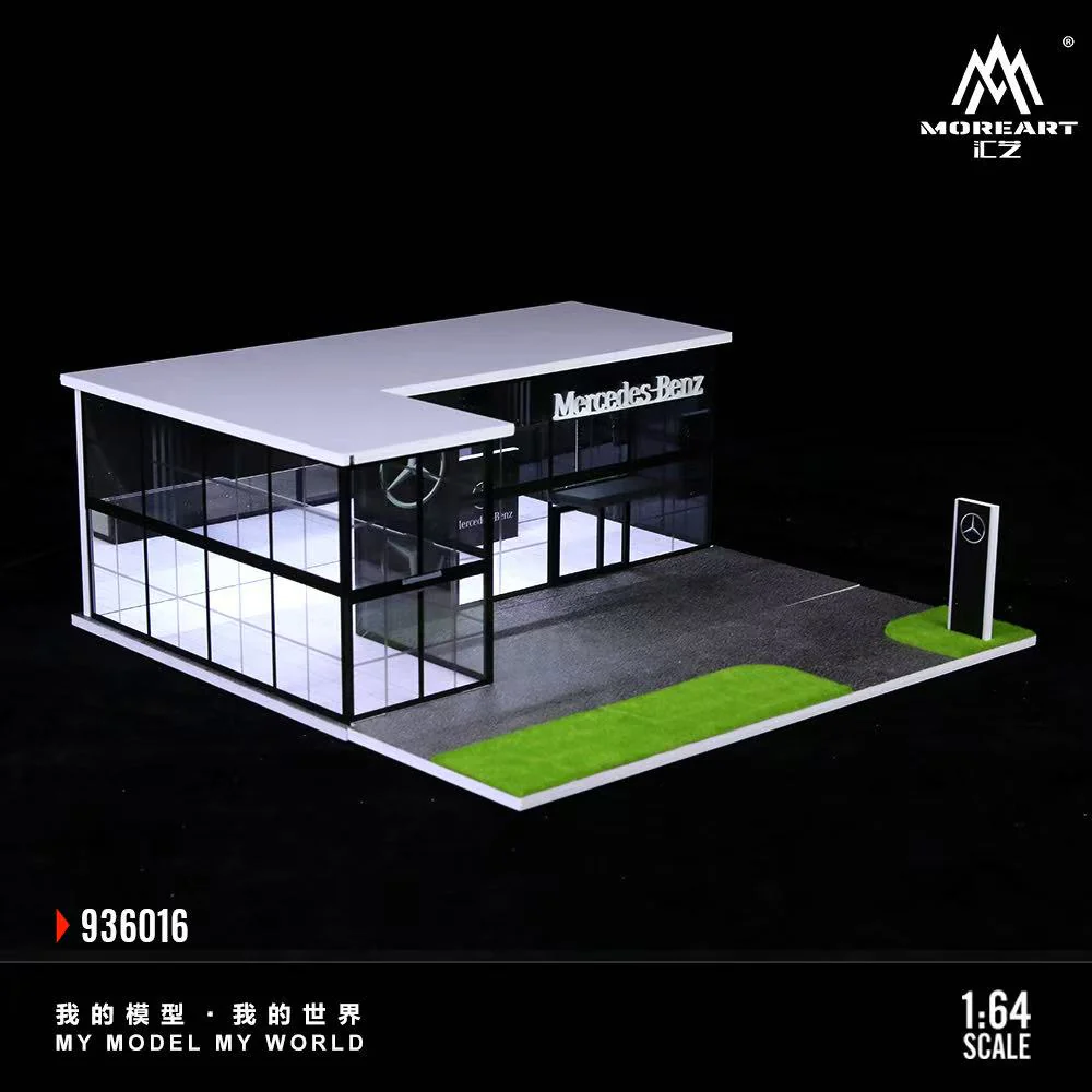 MoreArt 1:64 Two-story Assembly Showroom Mercedes-Benz Store - Imagen 10