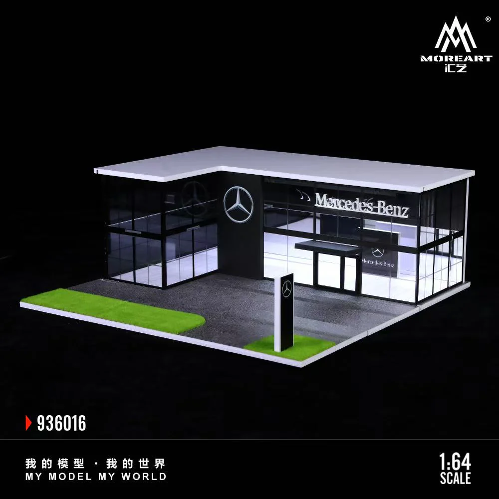 MoreArt 1:64 Two-story Assembly Showroom Mercedes-Benz Store