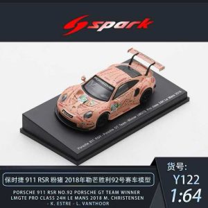 *PREORDEN* SPARK 1:64 Porsche RSR 2018 LMGTE PRO CLASS
