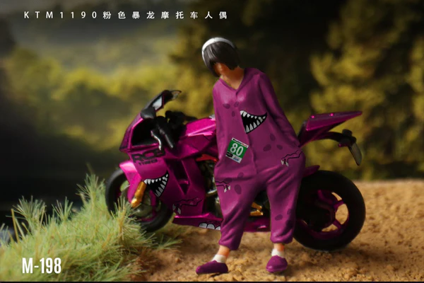 Moreart 1:64 KTM1190 Pink Tyrannosaurus Roxy - Imagen 5