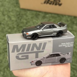 Mini GT 1:64 Nissan Skyline GT-R (NISMO BNR32 CRS Version) – Dark Metal Gray