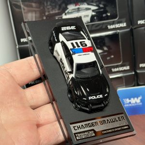 TimeMicro × PSC DESIGN 1:64 Warhorse "Brawler" Charger LSPD Police Car Simulation