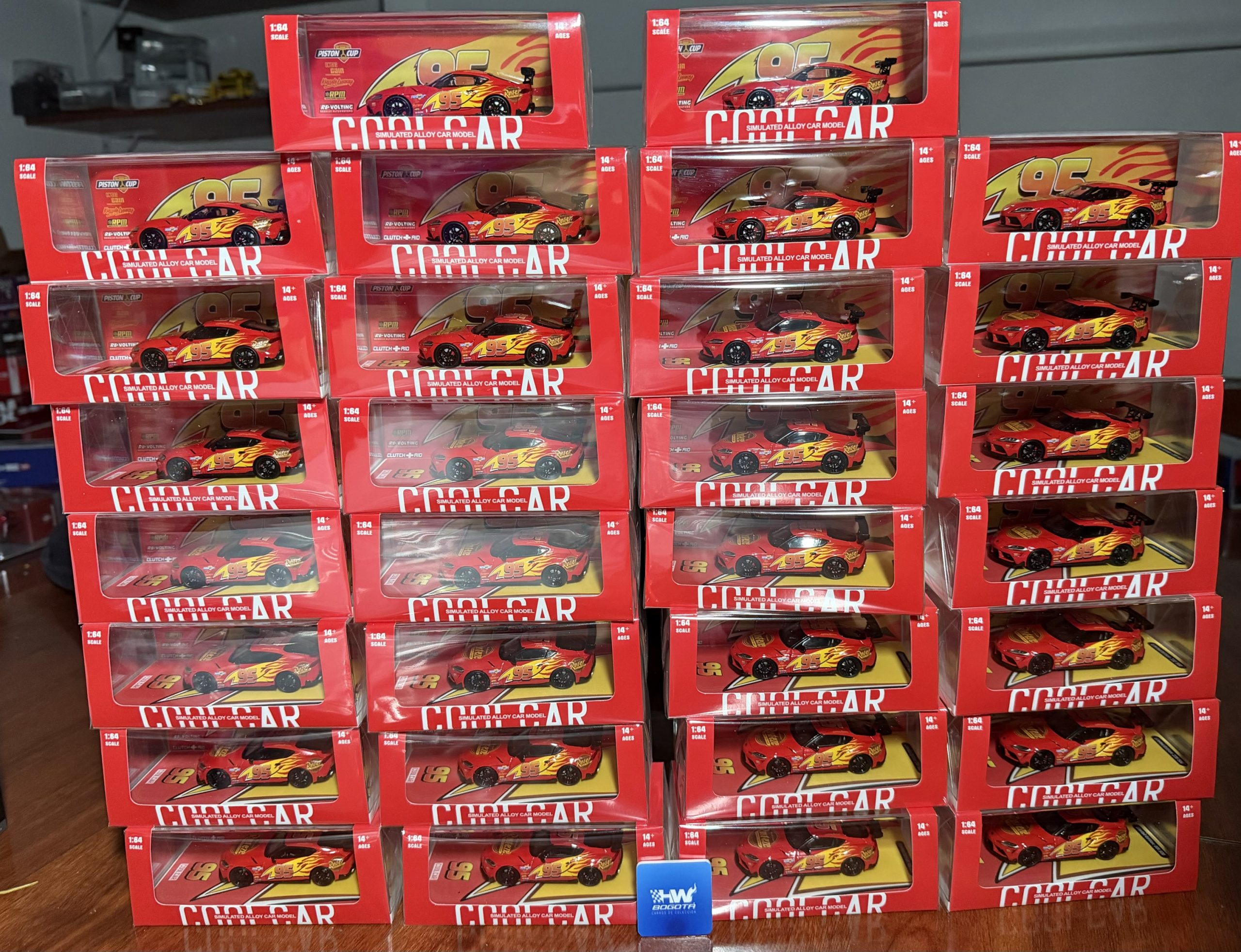 Cool Car 1:64 Lightning McQueen Toyota Supra A90 - Imagen 6
