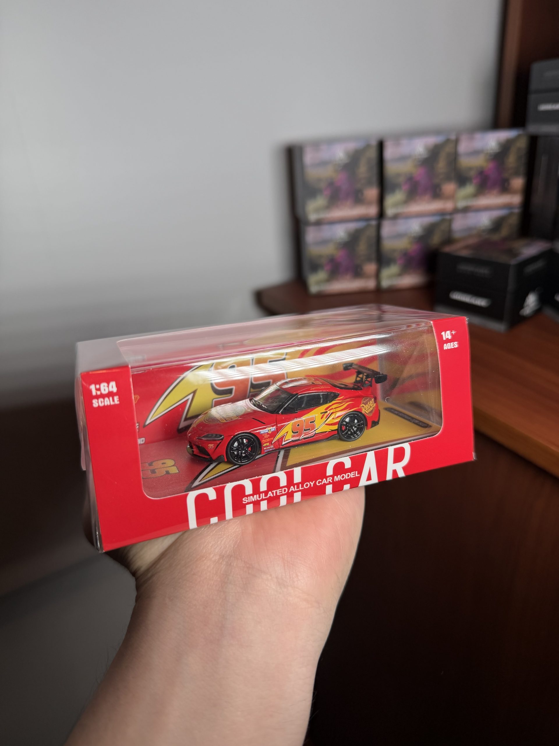 Cool Car 1:64 Lightning McQueen Toyota Supra A90 - Imagen 2