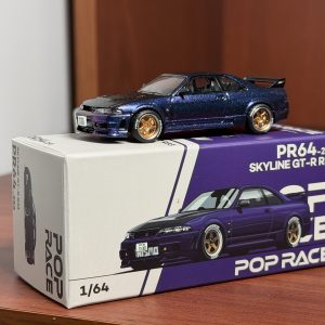 Poprace 1:64 NISSAN SKYLINE GT-R R33 NISMO MIDNIGHT PURPLE
