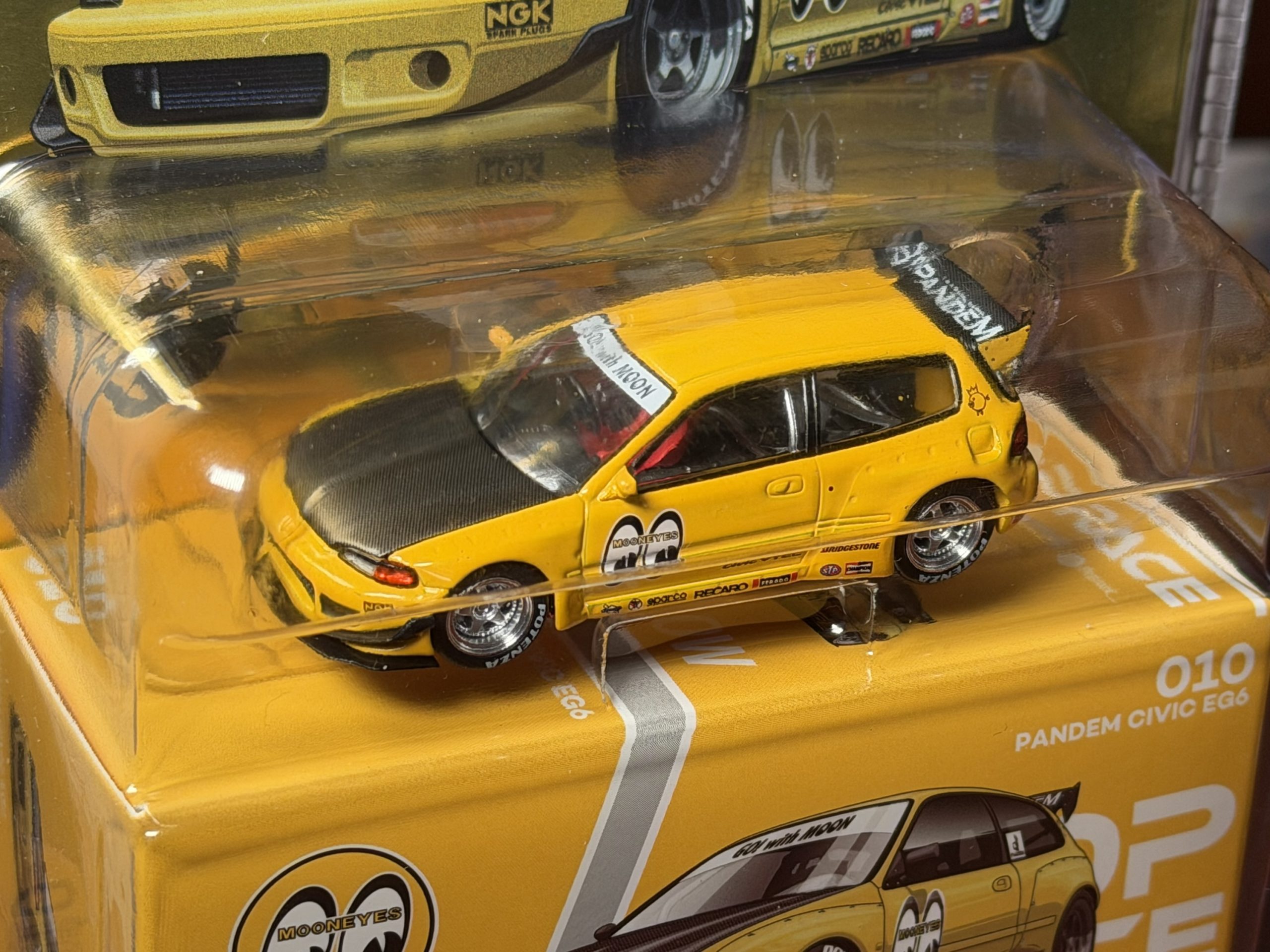 Poprace 1:64 Honda Pandem Civic EG6 v1.5 Mooneyes Enigma - Imagen 2