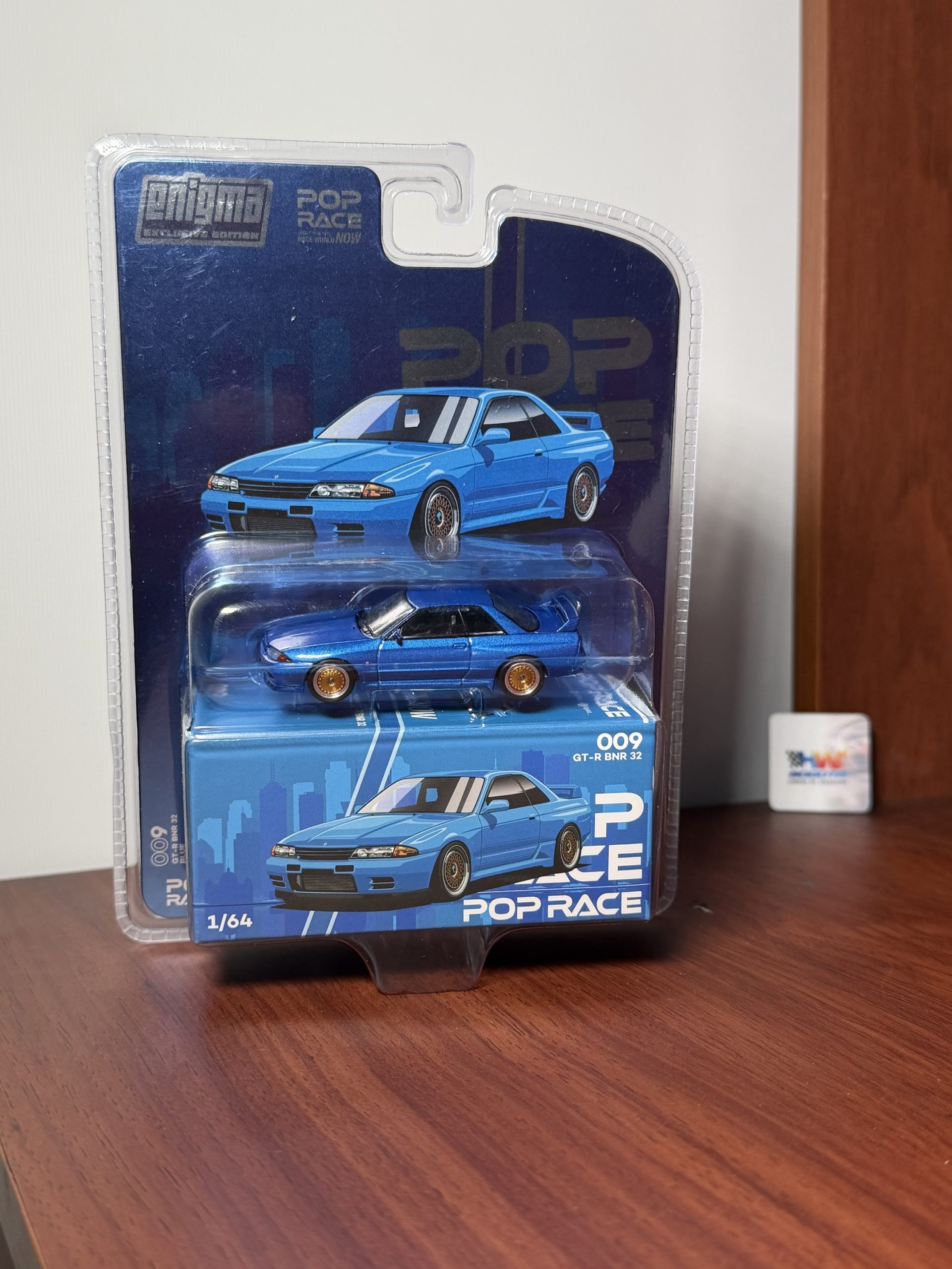 Poprace 1:64 Nissan Skyline R32 Bayside Azul Enigma