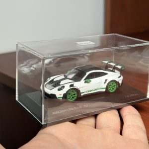 MINICHAMPS 1:64  PORSCHE 911 (992) GT3 RS -2023 - WHITE WEISSACH PACKAGE - TRIBUTE TO AMERICA