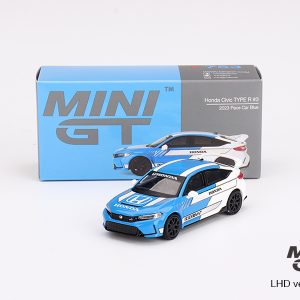 MINI GT #753 1/64 Honda Civic Type R #3 2023 Pace Car Blue