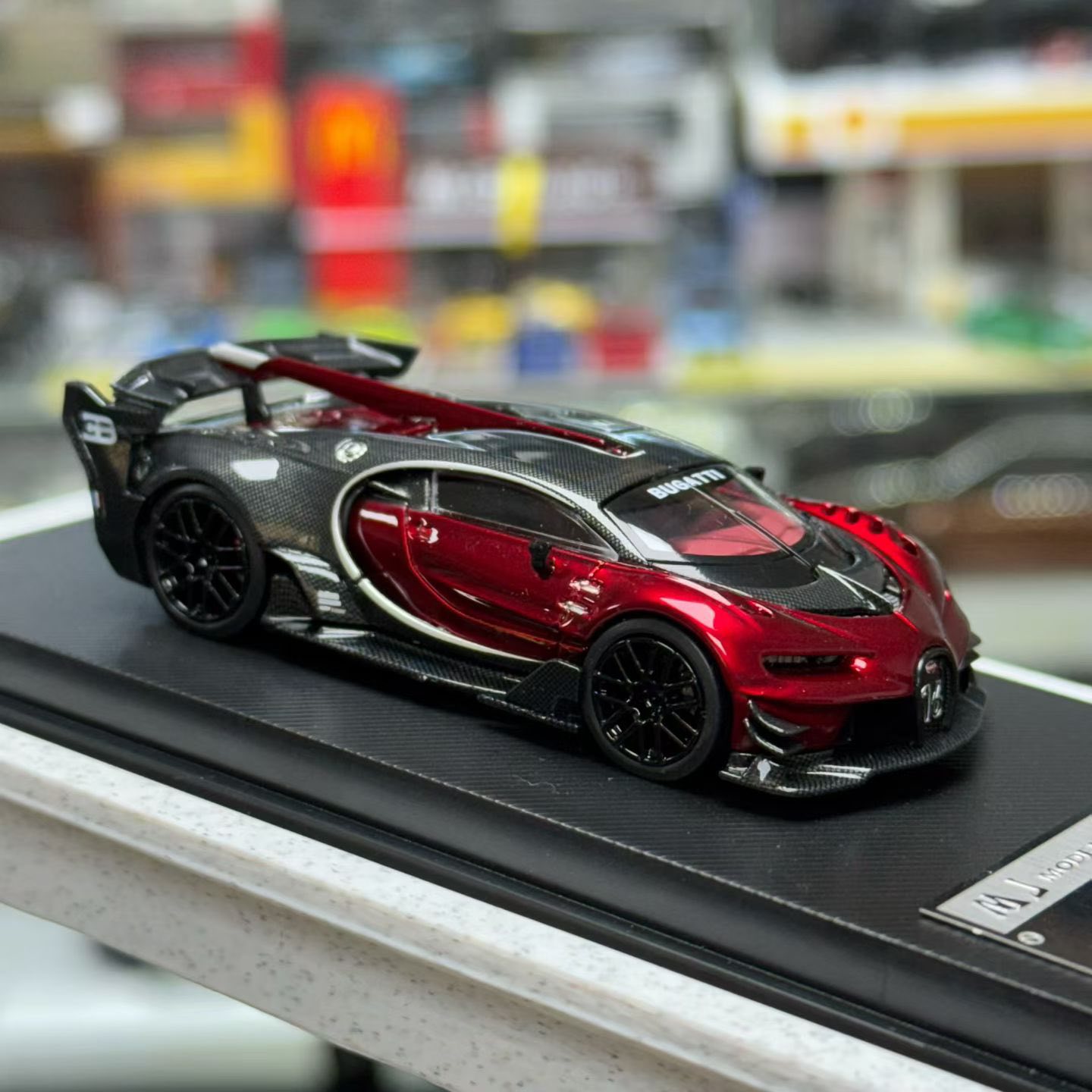 MJ Model 1:64 Bugatti Vison GT Rojo - Imagen 2
