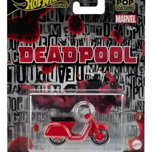 Hot Wheels Premium Pop Culture Marvel Deadpool Scooter