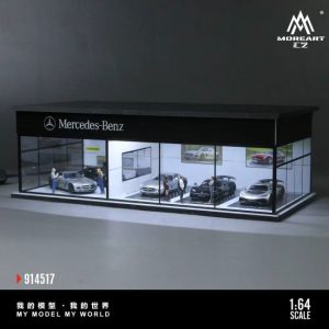 MoreArt 1:64 Mercedes-Benz Diorama Exhibición con luz led