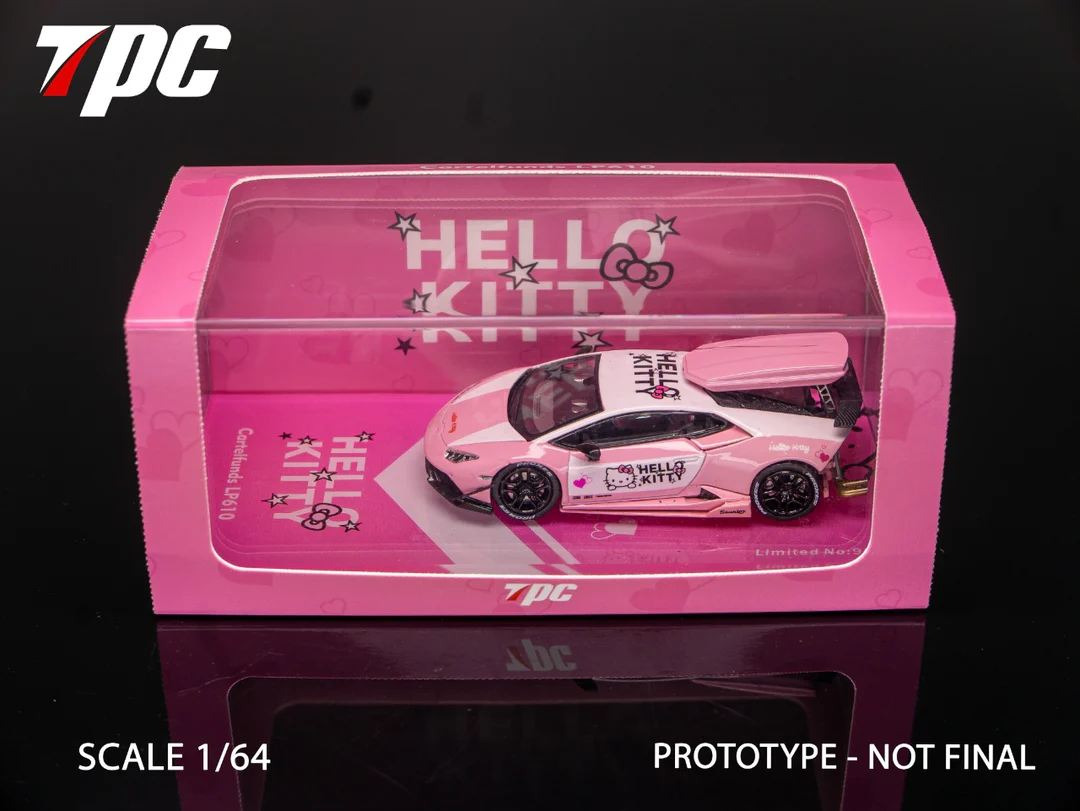 TPC 1:64 Lamborghini LP610 Hello Kitty Modified - Imagen 4