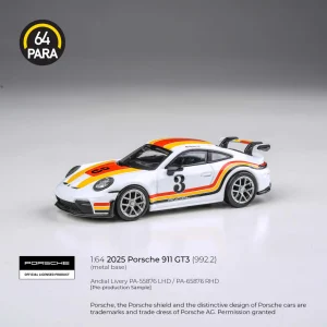 PARA64 1/64 2025 Porsche 911 GT3 (992.2) Andial Livery LHD
