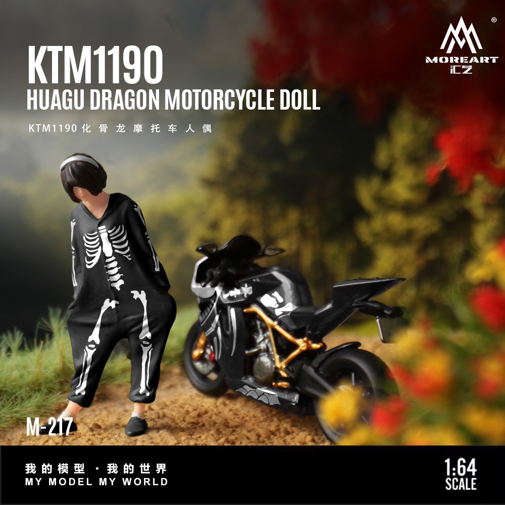 *PREORDEN* MoreArt 1:64 KTM1190 Bone Dragon