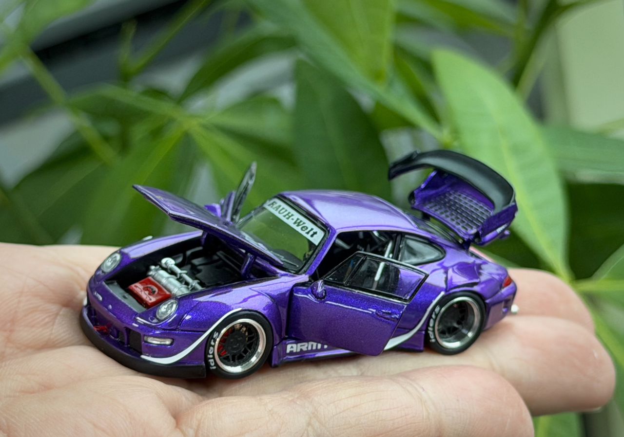 *PREORDEN* PGM 1:64 Porsche RWB 993 "Army Girl" - Imagen 8
