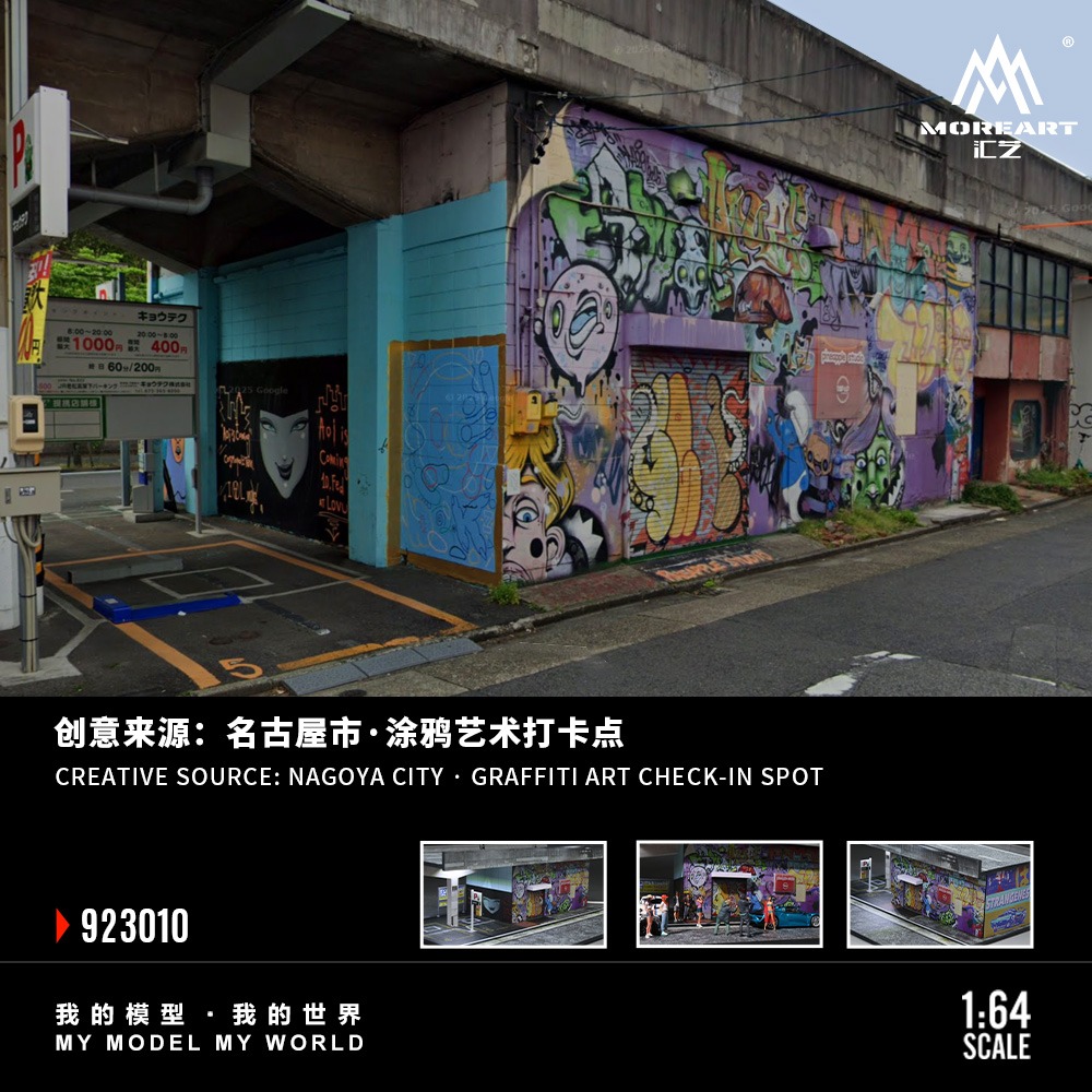 *PREORDEN* MoreArt1:64 Nagoya Street Art Checkpoint Replica