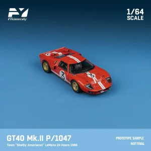Finclassically 1:64 Ford GT40 MK.II 1966 LeMans 24H Rojo