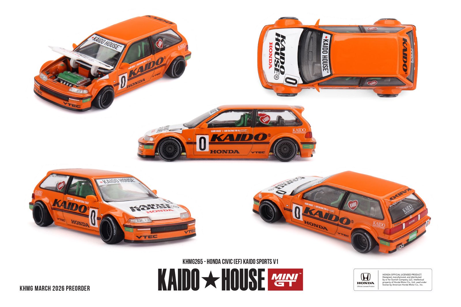 *PREORDEN* Kaido House Honda Civic (EF) Kaido Sports V1