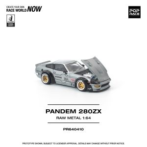 *PREORDEN* Pop Race 1:64 Pandem 280ZX RAW METAL