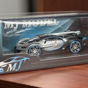 MJ Model 1:64 Bugatti Vison GT Gris