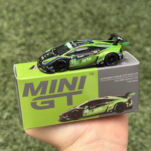 Mini GT 1:64 Lamborghini Huracán GT3 EVO2 #78 Forte Racing  2024 IMSA Daytona 24 Hrs