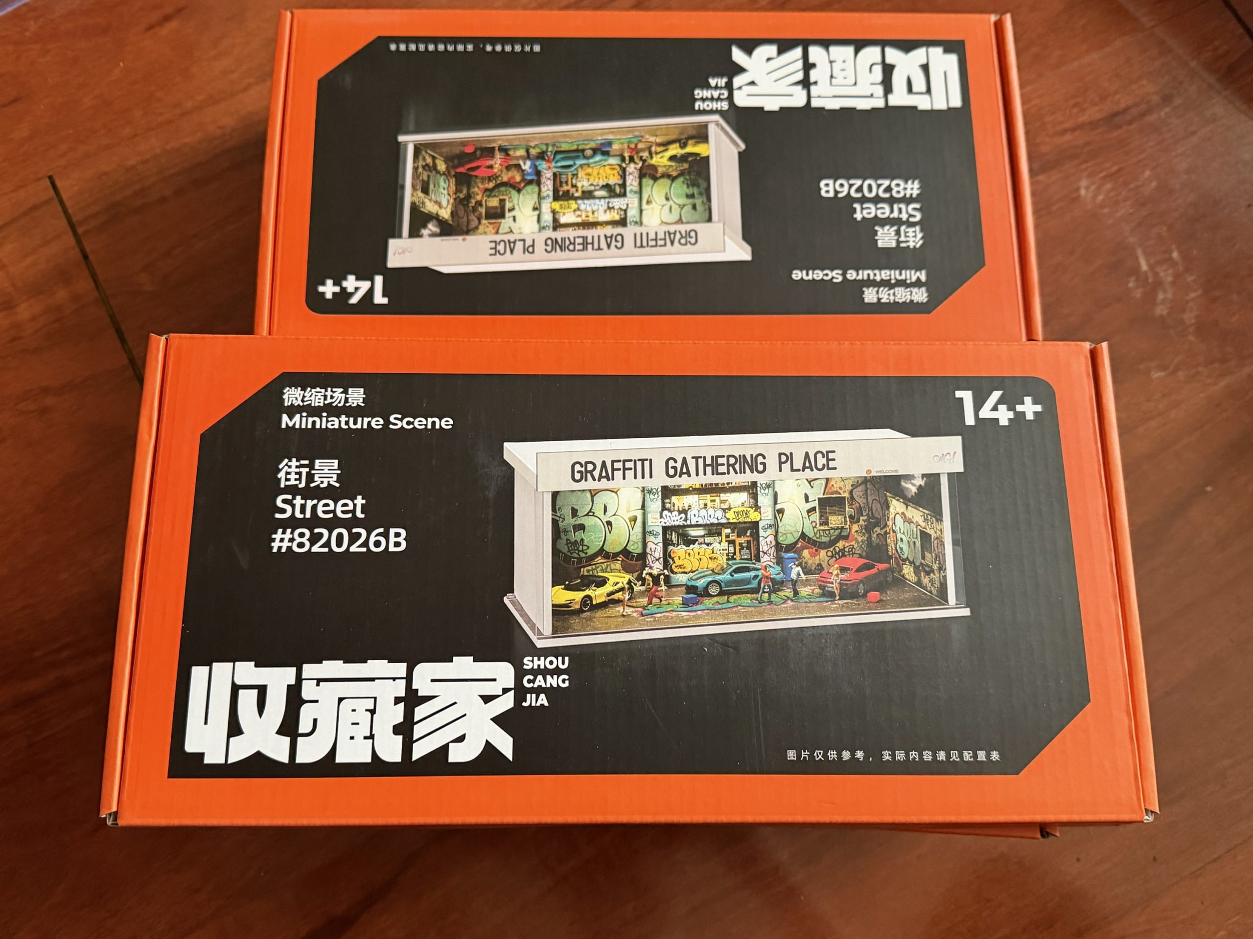 Shou Cang Jia Diorama 1:64 Grafitti con luz led - Imagen 2
