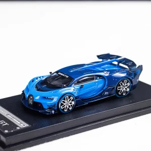 MJ Model 1:64 Bugatti Vison GT Azul