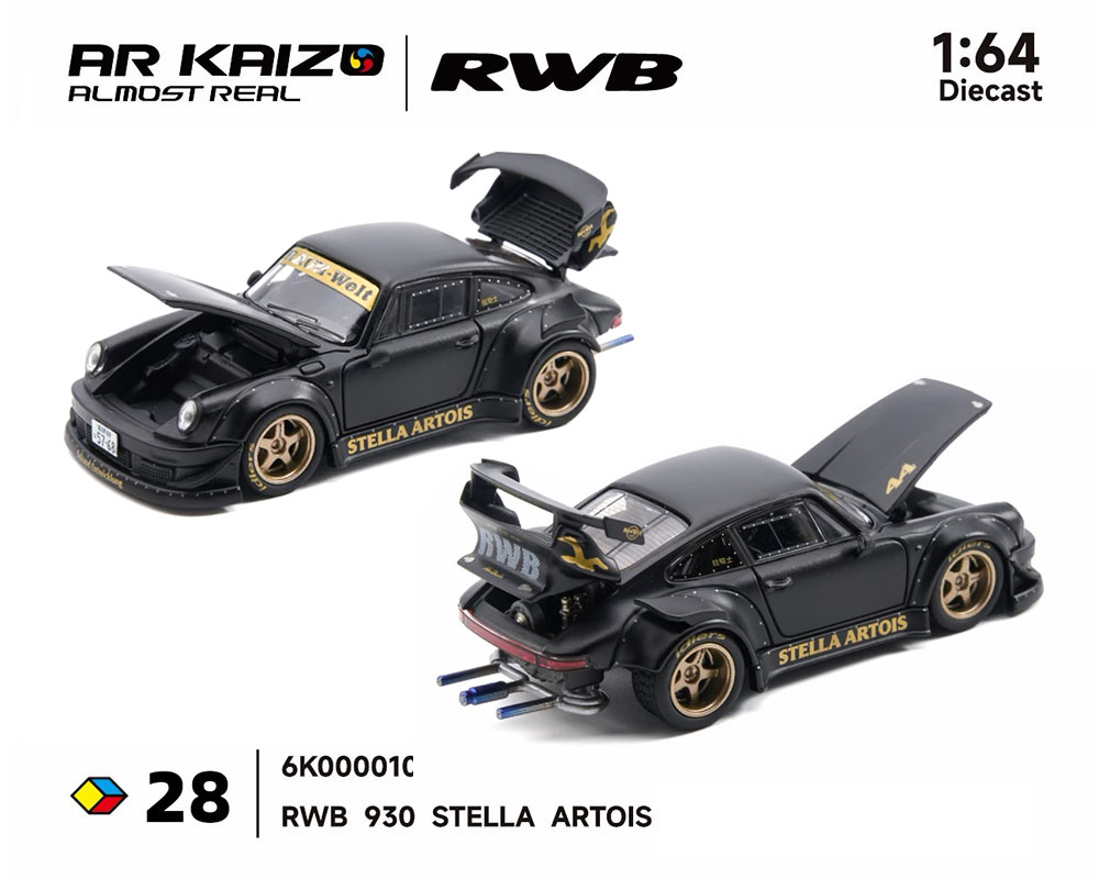 *PREORDEN* Almost Real 1:64 KAIZO RWB 930 Stella Artois 2026 Hobby Expo China Beijing Special Edition - Imagen 2