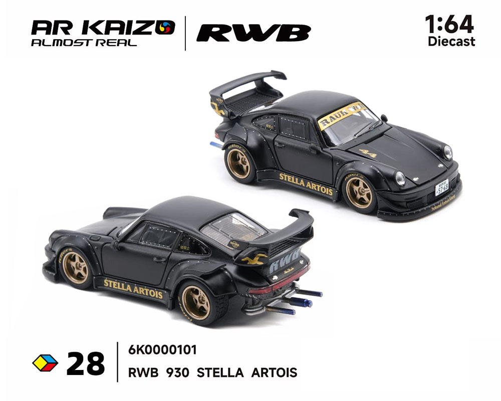 *PREORDEN* Almost Real 1:64 KAIZO RWB 930 Stella Artois 2026 Hobby Expo China Beijing Special Edition - Imagen 3
