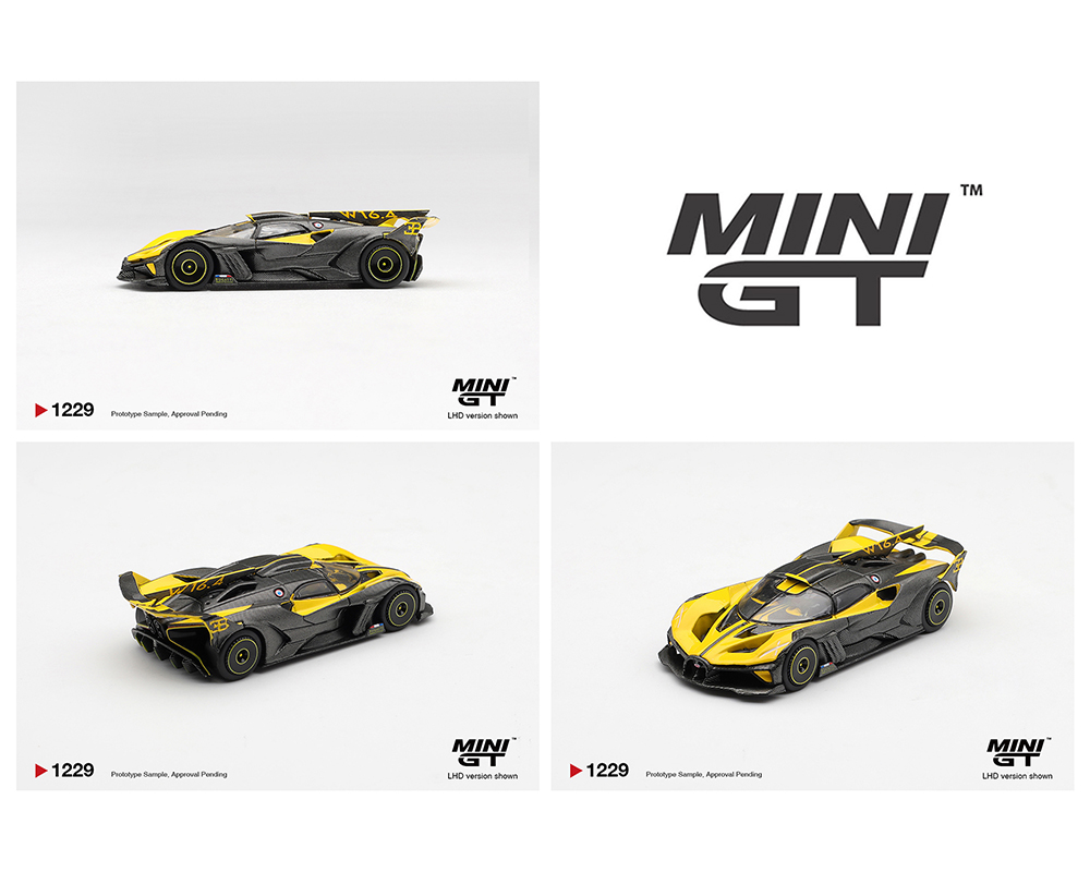 *PREORDEN* Mini GT 1:64 Bugatti Bolide – Yellow