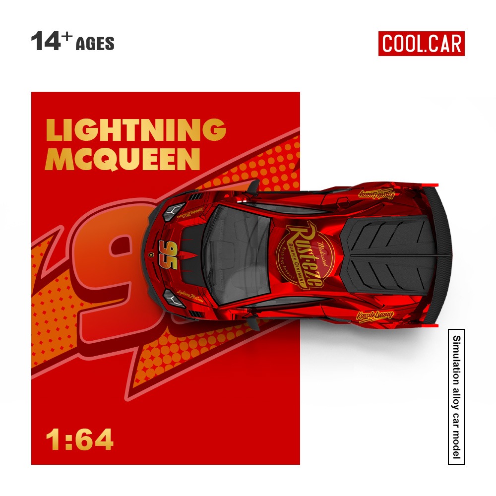 *PREORDEN* Cool Car 1:64 Lamborghini GT EVO Lightning McQueen - Imagen 2