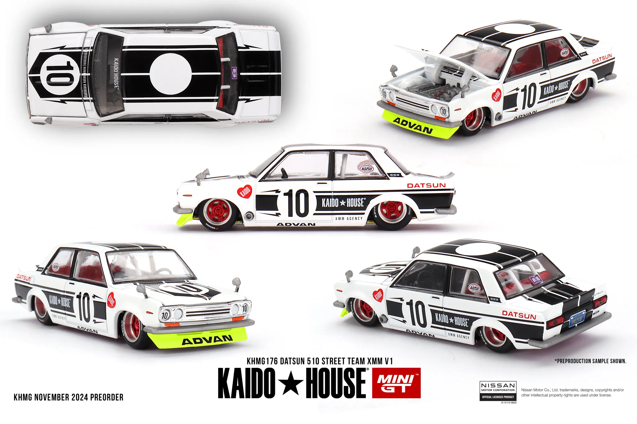 Kaido GT Datsun 510 Street Team XMM V1 176 (Modelo Abierto) - Imagen 2