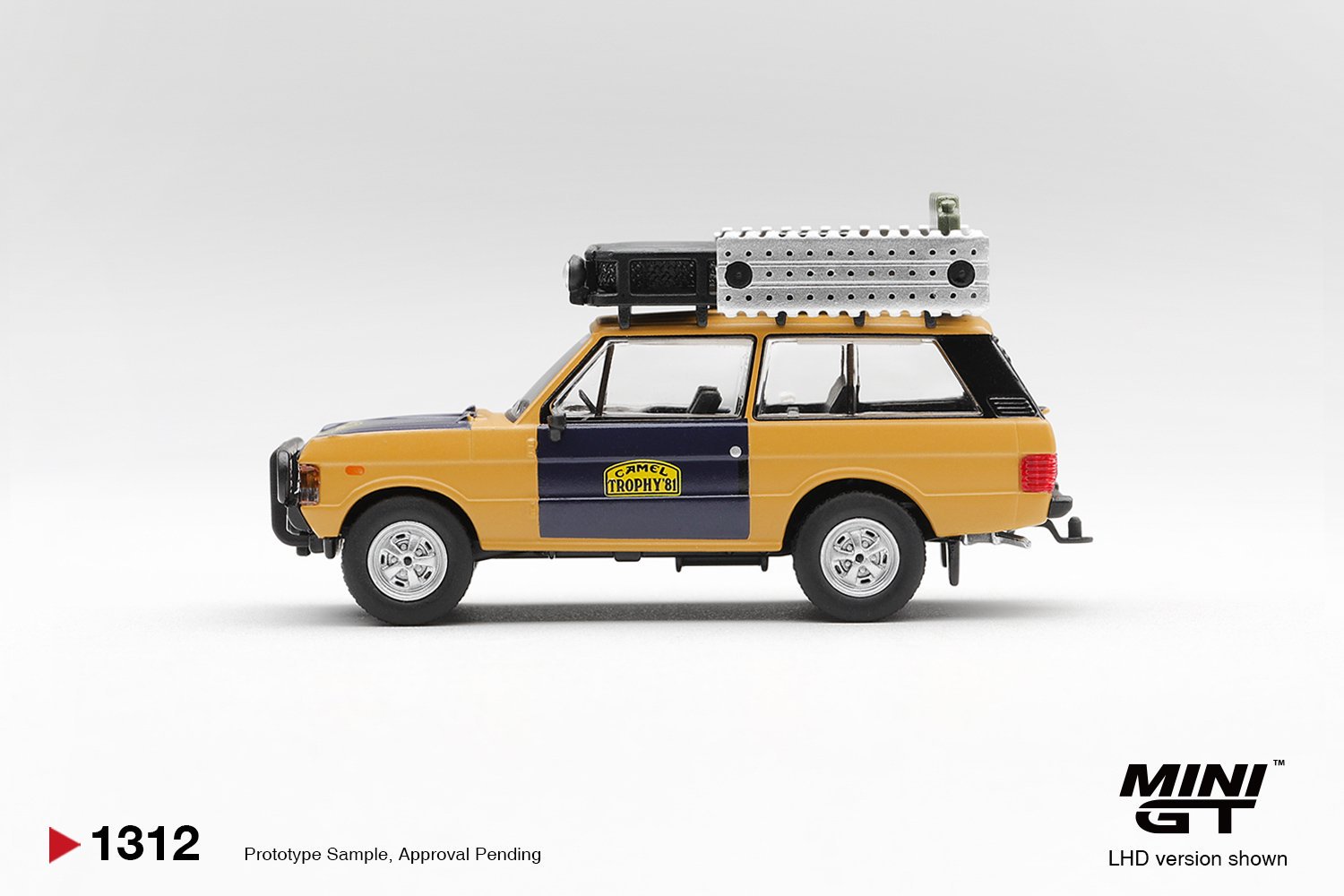 *PREORDEN* Mini GT 1:64 Range Rover 1981 Camel Trophy 1981Sumatra H.Fischer & W.Bays - Imagen 3