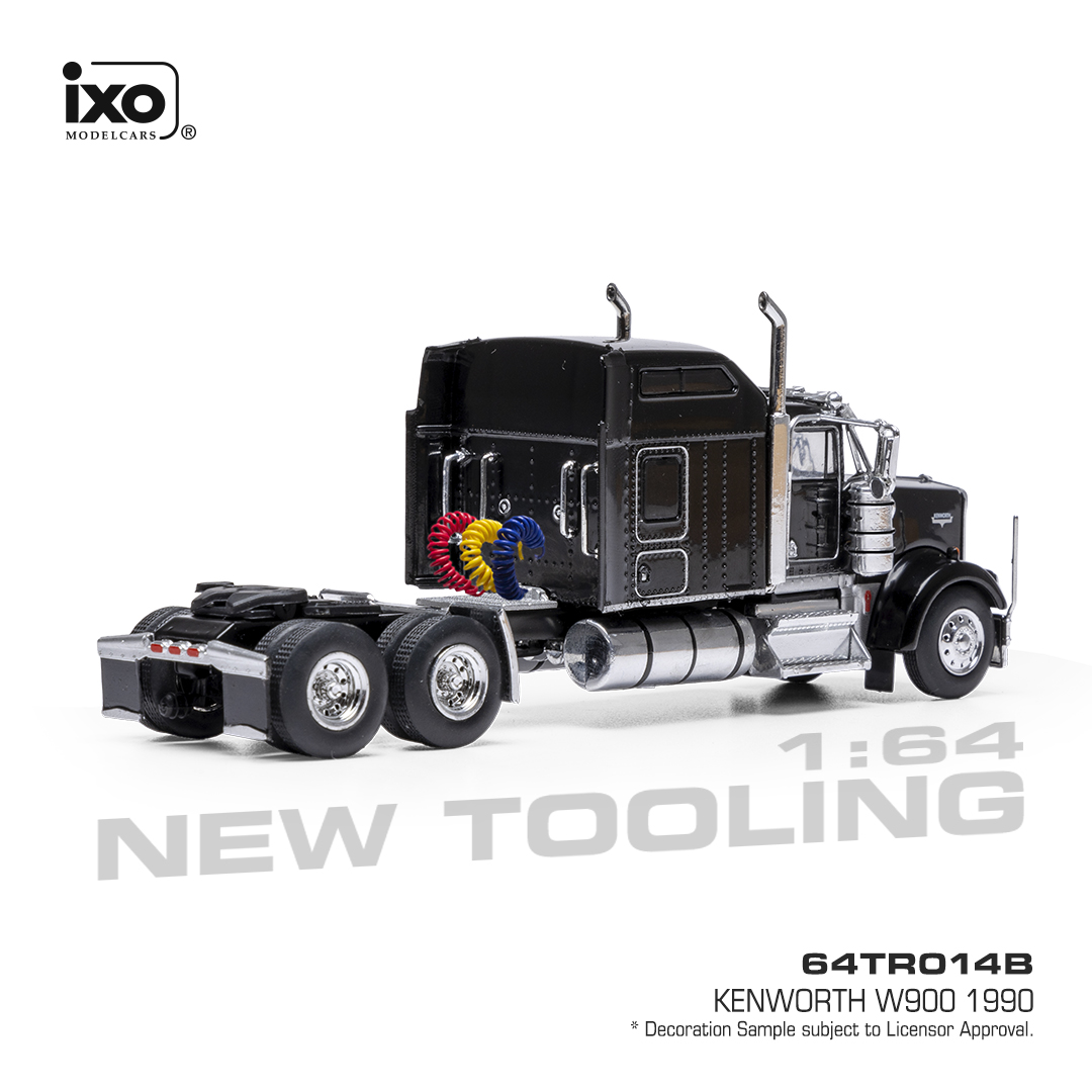 *PREORDEN* IXO Models 1:64 1990 Kenworth W900 - Negra - Imagen 2