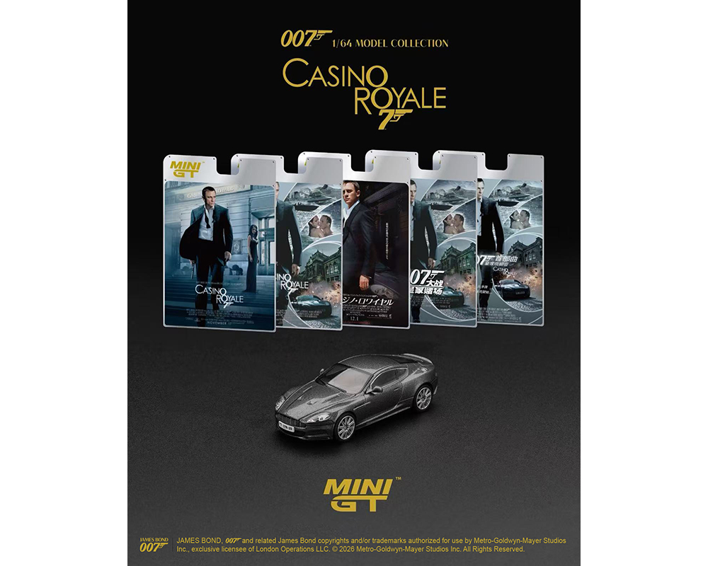 *PREORDEN* Mini GT 1:64 James Bond 007 Aston Martin DBS “Casino Royale” - Imagen 2