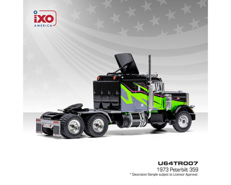 *PREORDEN* IXO Models 1:64 1973 Peterbilt 359 – Black and Lime - Imagen 2