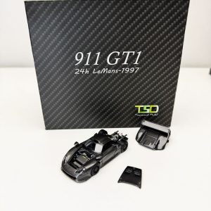 *PREORDEN* Transcend model 1:64 Porsche 911 GT1 24h LeMans 1997 acabado Fibra de Carbono
