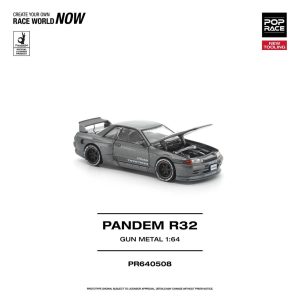 *PREORDEN* Pop Race 1:64 Pandem R32 Gun Metal