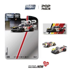 *PREORDEN* Pop Race 1:64 Corolla KE25 Racing Edition