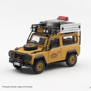 *PREORDEN* Mini GT 1:64 Land Rover Defender 90 1985  Camel Trophy Borneo Team Brazil 1985